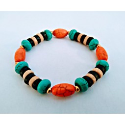 Bracelet "Zebra Orango"